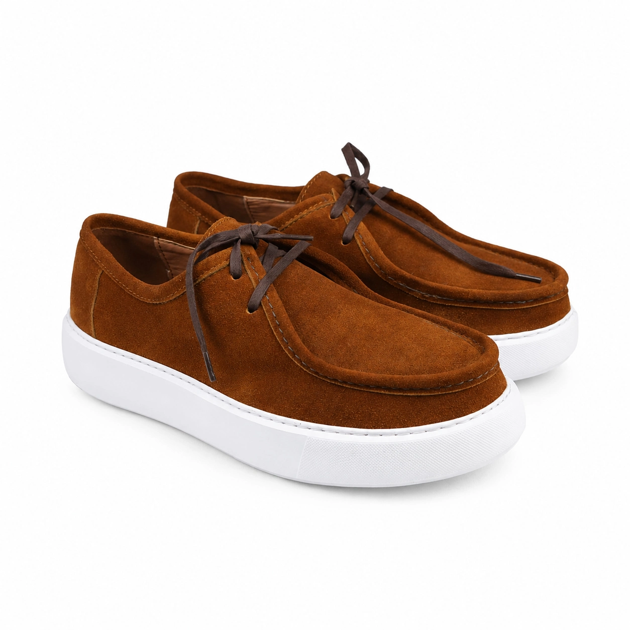 Basket pour homme 026 marron daim ...................  miniature